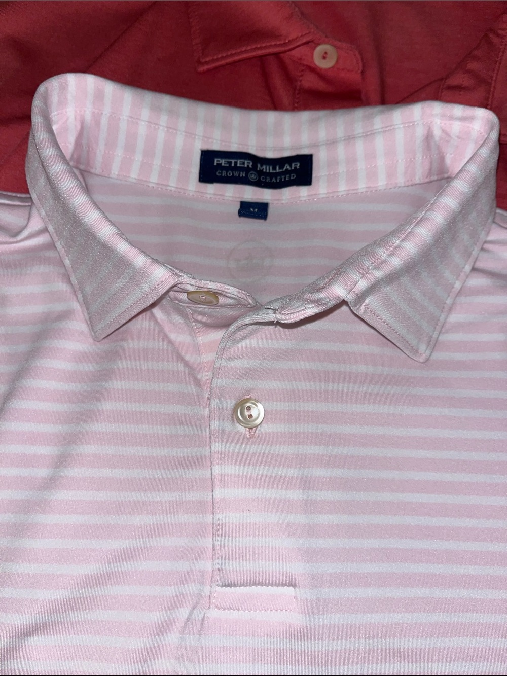 Lot of 4 Peter Millar Summer Comfort Fabric Golf Polo M all Crown Crafted Models - Picture 4 of 8